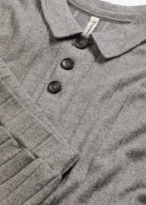 Domácí souprava z měkkého žebrovaného materiálu, oversize, bonprix