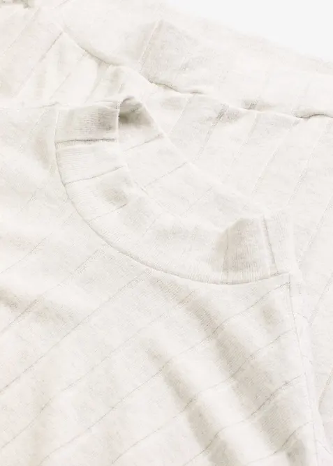 Domácí souprava z měkkého žebrovaného materiálu, oversize, bonprix