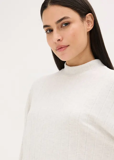 Dom&aacute;c&iacute; souprava z měkk&eacute;ho žebrovan&eacute;ho materi&aacute;lu, oversize, bonprix