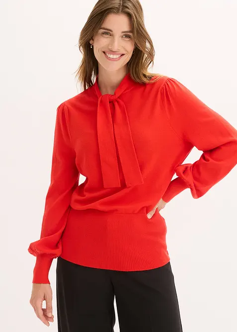 Svetr z jemné pleteniny z měkké viskózové směsi, bonprix