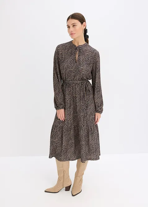 Žerzejové midi šaty, bonprix