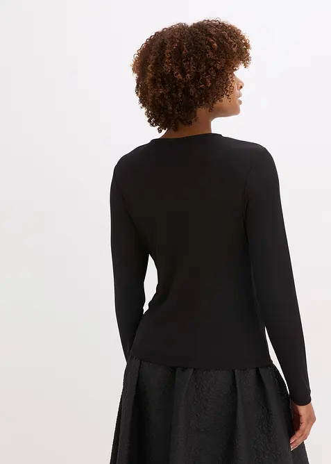 Žebrovan&eacute; triko, bonprix