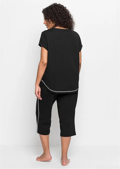 Capri pyžamo z čisté organické bavlny, bonprix