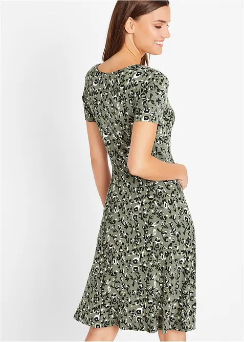 Úpletové šaty ze splývavé viskózové směsi, bonprix