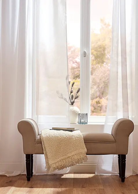 Z&aacute;clona z recyklovan&eacute;ho polyesteru, s jemnou strukturou (1 ks), bonprix