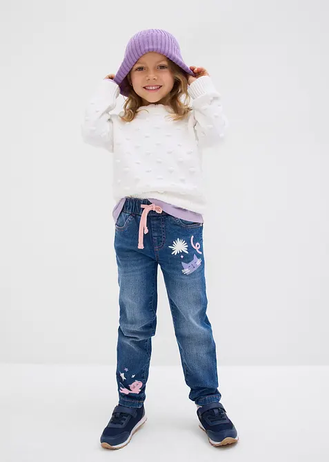 Dž&iacute;ny Straight, Mid Waist, bonprix