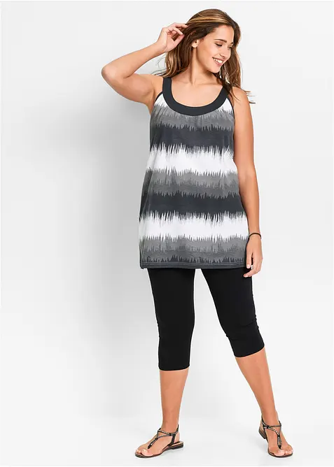 Šaty + Capri legíny (2dílná souprava), bonprix