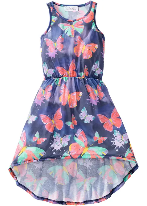 Žerzejové šaty s delším zadním okrajem, bonprix