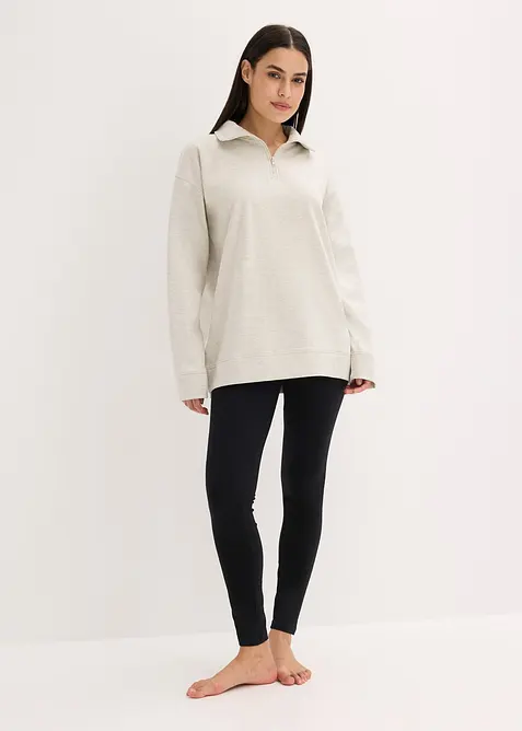 Domácí souprava s legínami, z teplákoviny, bonprix