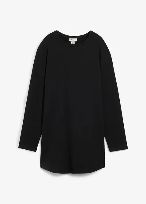 Dlouhé těhotenské triko s rozparky umožňujícími kojení, z čisté organické bavlny, bonprix