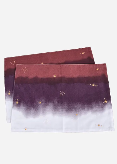 Prostírání z organické bavlny (2 ks v balení), bonprix