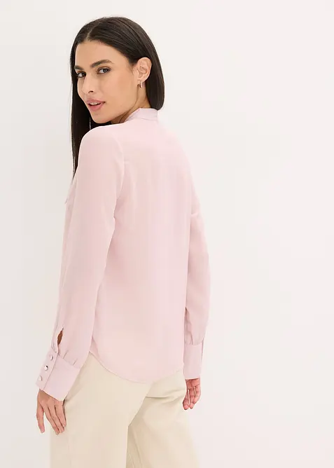 Šifónová halenka s odnímatelnou vázačkou, bonprix