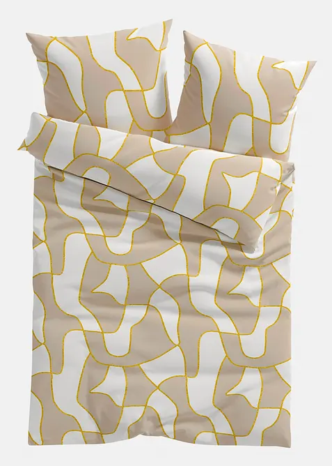 Souprava povlečení s grafickým designem, bonprix