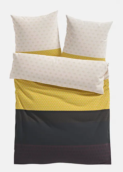 Souprava povlečen&iacute; s grafick&yacute;m vzorem, bonprix