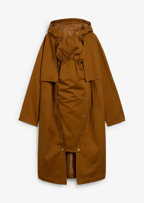 Nepromokavý těhotenský kabát s nosicí vsadkou a vyjímatelnou vnitřní vestou, 6 v 1, bonprix