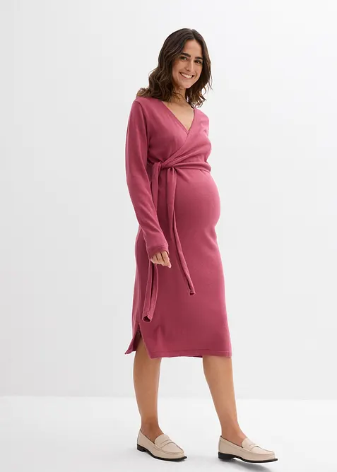 Zavinovací šaty z čisté bavlny, na období těhotenství i po něm, bonprix