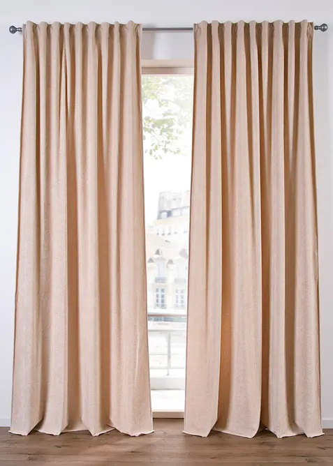 Závěs s měkkou buklé strukturou (1 ks v balení), bonprix