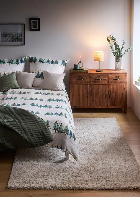 Povlečení s vánočními stromečky, bonprix