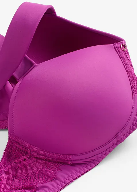 Vyztužená podprsenka bez kostic, s polstrovanými ramínky, bonprix