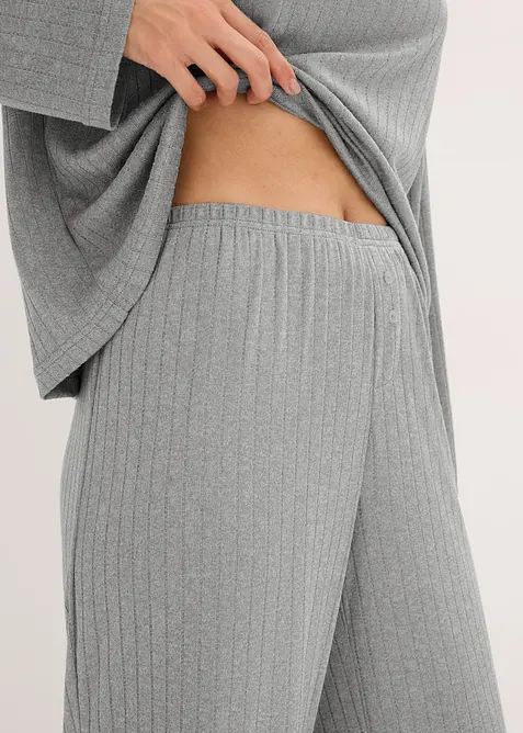 Pyžamo z měkk&eacute;ho žerzeje pointelle, bonprix