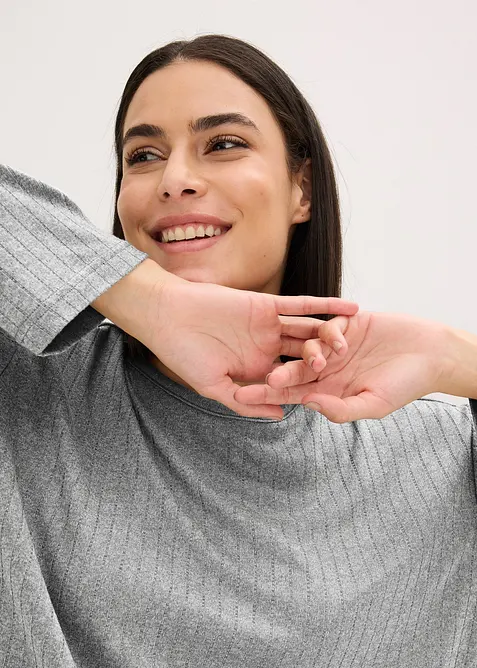 Pyžamo z měkk&eacute;ho žerzeje pointelle, bonprix