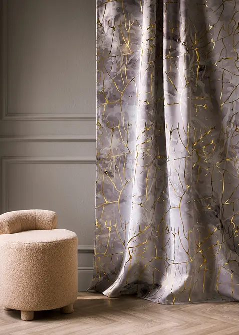 Zatemňovací závěs s lesklým efektem (1 ks v balení), bonprix