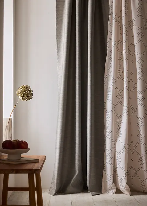 Záclona z recyklovaného polyesteru (1 ks v balení), bonprix