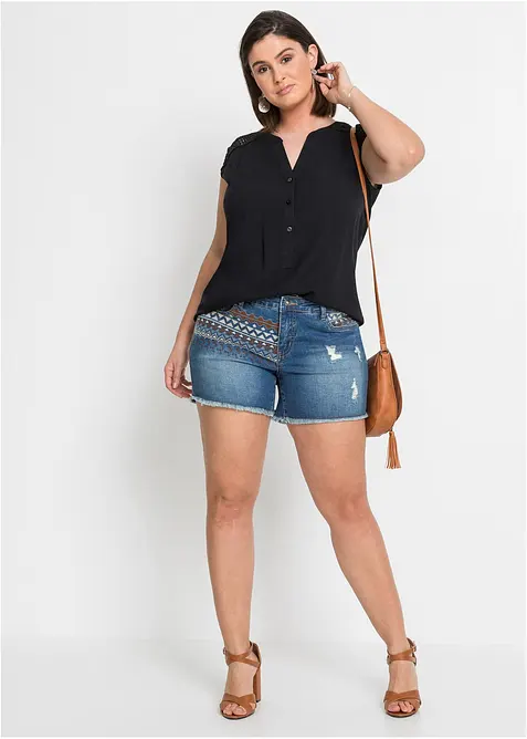 Halenkov&yacute; top z čist&eacute; visk&oacute;zy, bonprix