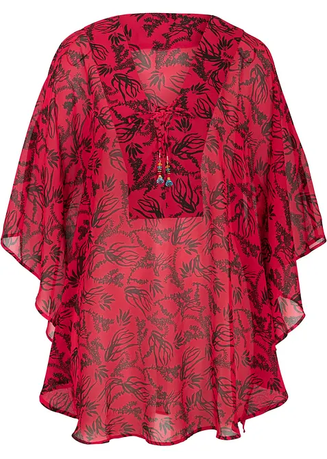 Plážová tunika z lehkého šifonu, bonprix