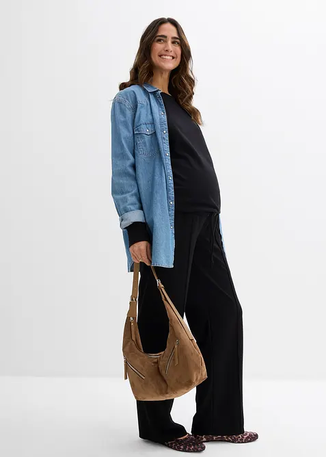 Těhotenská/kojicí mikina 2 v 1, z organické bavlny, bonprix