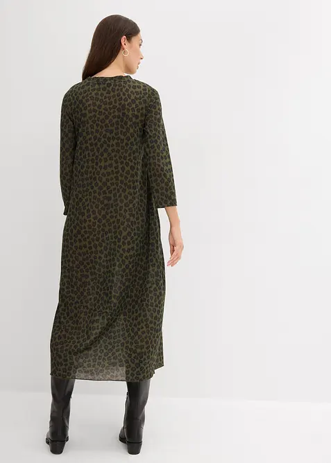 Úpletové midi šaty, bonprix