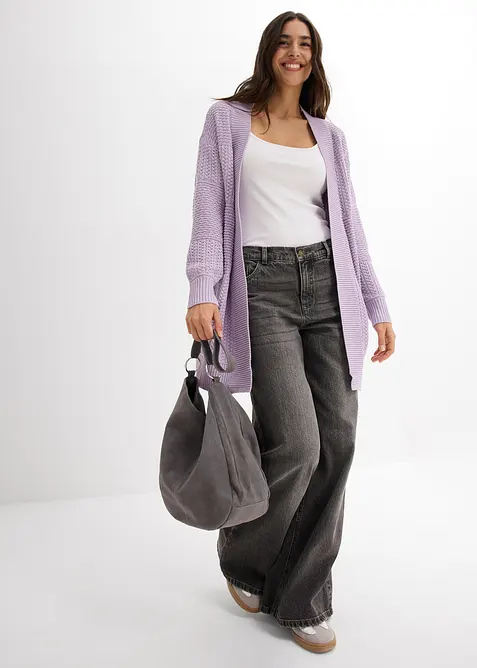 Dlouhý pletený kabátek, bonprix