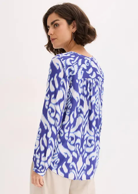 Tuniková halenka ze splývavé viskózy, bonprix