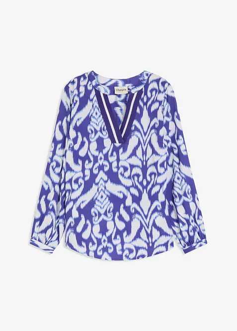 Tuniková halenka ze splývavé viskózy, bonprix