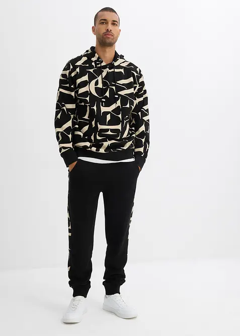 Mikina s kapucí, z organické bavlny, Loose Fit, bonprix