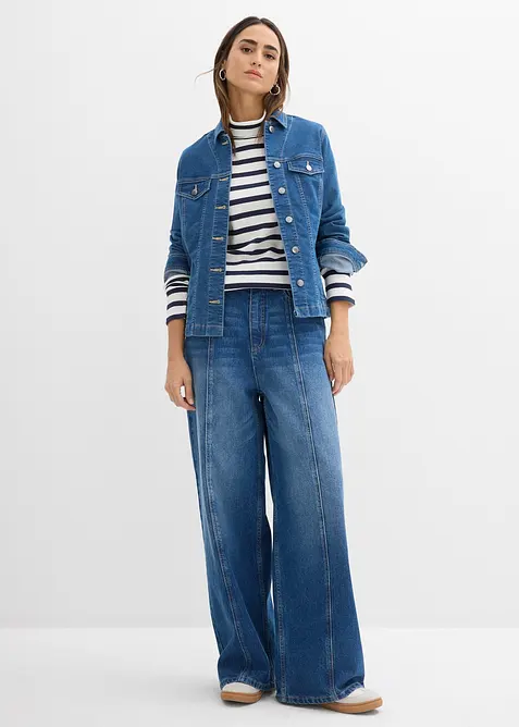 Triko s rolákem, z čisté bavlny, bonprix