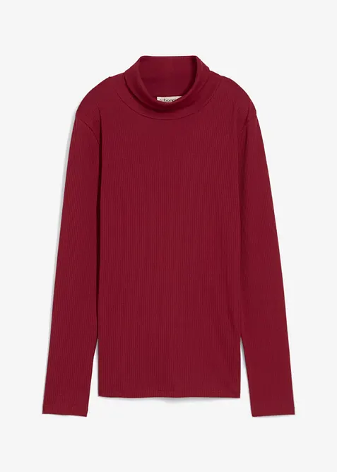 Triko s rolákem, z čisté bavlny, bonprix