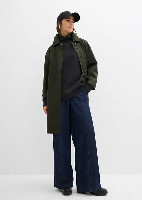 Mikina se stojáčkem, z materiálu scuba, bonprix