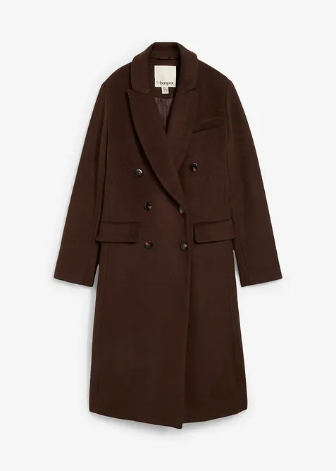 Blejzrový kabát z měkké vlněné směsi, bonprix