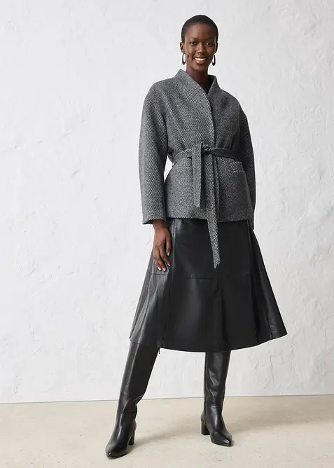 Kabátek s vlnou, bonprix