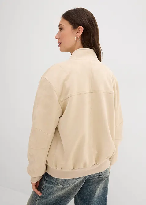 Bunda z umělé velurové kůže, bonprix