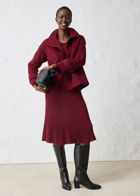 Kabátek s vlnou, bonprix