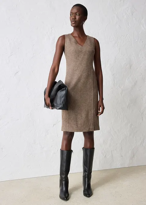 Pouzdrové šaty s vlnou, bonprix