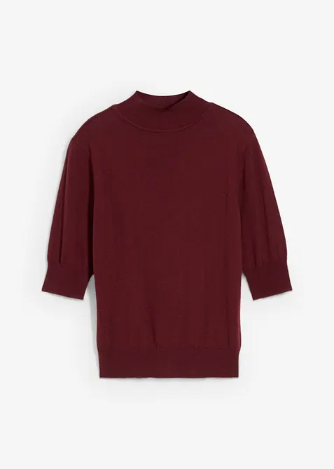 Svetr s rolákovým límcem z měkké vlněné směsi, bonprix