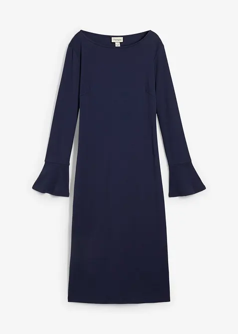 Úpletové šaty z čisté bavlny, bonprix