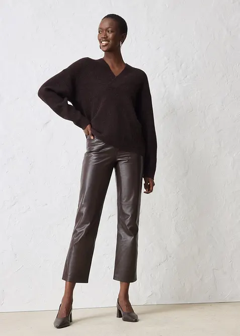 Svetr z hřejivé směsi s alpakou, bonprix