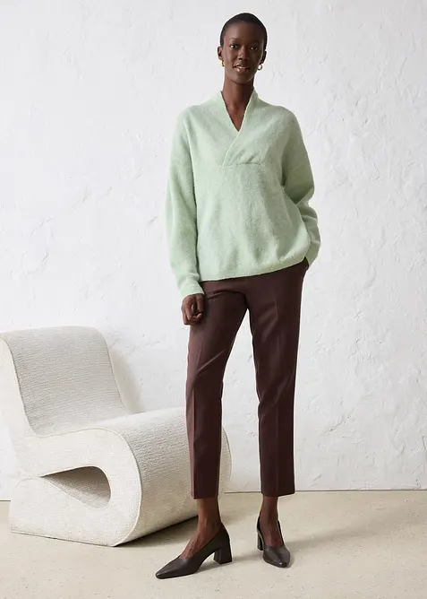 Svetr z hřejivé směsi s alpakou, bonprix