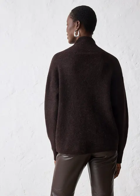 Svetr z hřejivé směsi s alpakou, bonprix