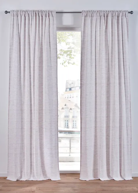 Žakárový závěs s organické bavlny (1 ks v balení), bonprix