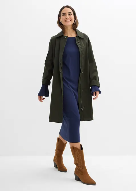 Úpletové šaty z čisté bavlny, bonprix